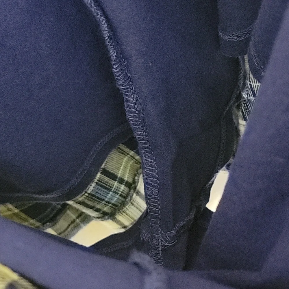 Justice Blue & Yellow Plaid Flannel Skorts Girls 14